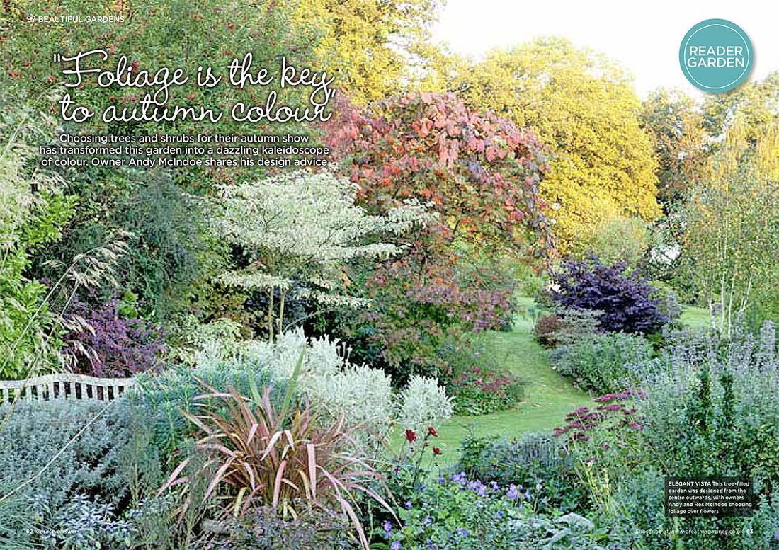 Andy McIndoe's garden in Hampshire photographed by Lynn Keddie featured in the November issue of Garden Answers 2016